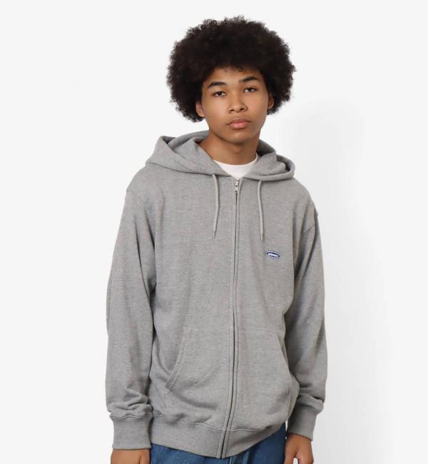 atmos small Logo Zip Up Hooded Sweatshirt GRAY 23SU-I