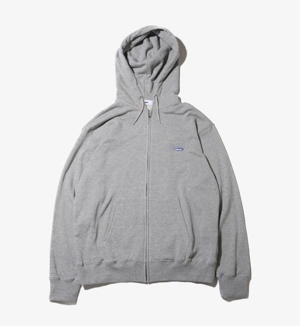 atmos small Logo Zip Up Hooded Sweatshirt GRAY 23SU-I