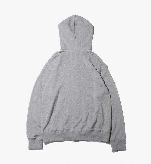 atmos small Logo Zip Up Hooded Sweatshirt GRAY 23SU-I