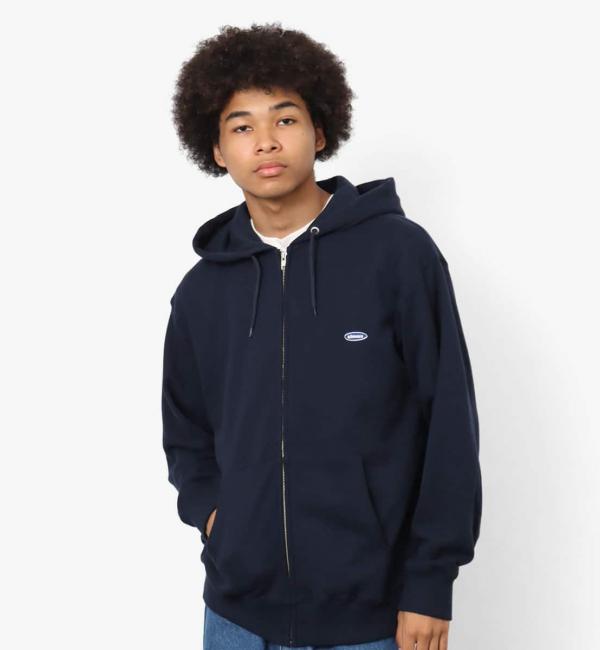 atmos small Logo Zip Up Hooded Sweatshirt NAVY 23SU-I