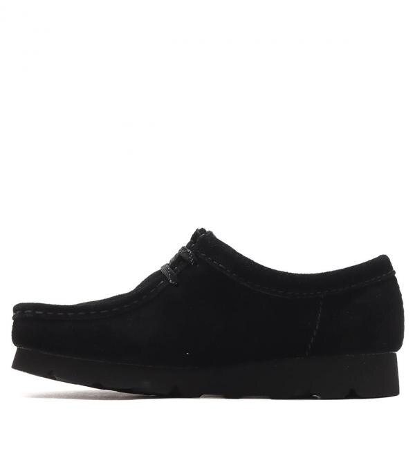 Clarks wallabees mens on sale black