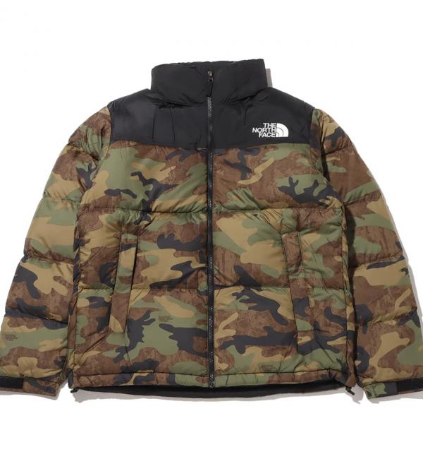 THE NORTH FACE NOVELTY NUPTSE JACKET TNFカモ 23FW-I|atmos pink