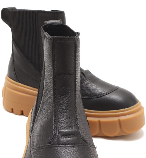 SOREL CARIBOU (TM) X BOOT CHELSEA WP Black, Gum 2 23FA-I|atmos