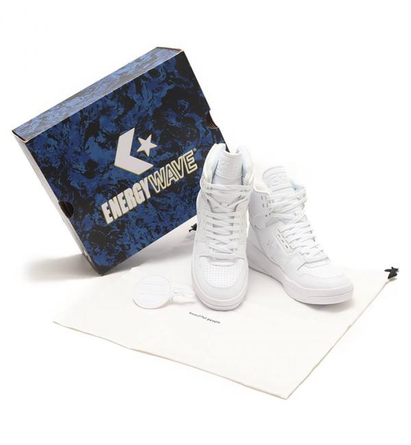 CONVERSE × beautiful people basketball shoes ALL WHITE 23FW-I