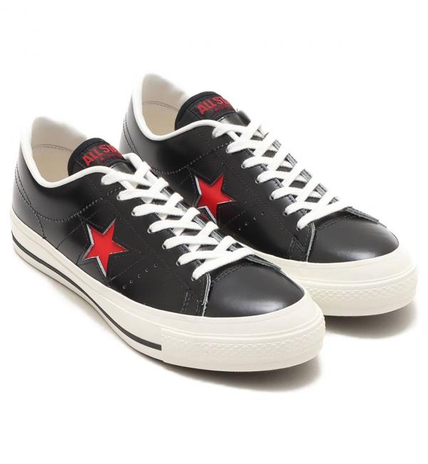 CONVERSE ONE STAR J Black/Red 23FW-I|atmos pink(アトモス ピンク)の