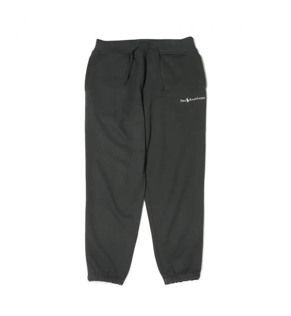 POLO RALPH LAUREN HEAVY WEIGHT SWEAT PANTS BLACK 23FW-I|atmos pink