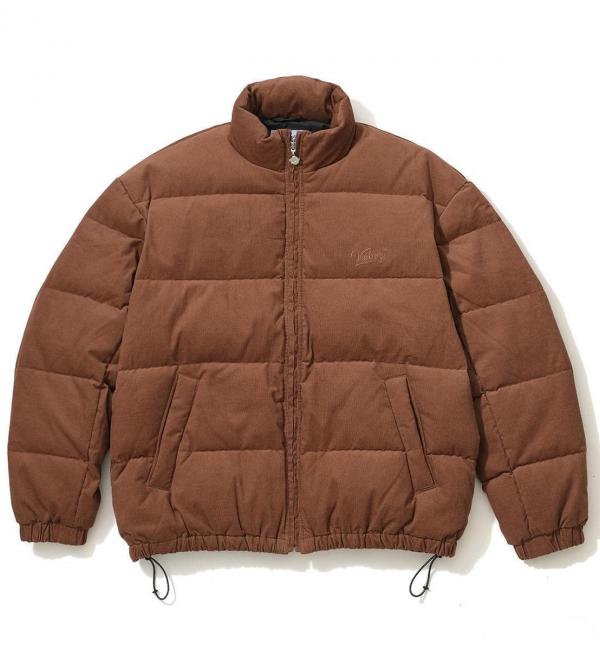 KEBOZ CORDUROY DOWN JACKET LIGHT BROWN 23FA-I