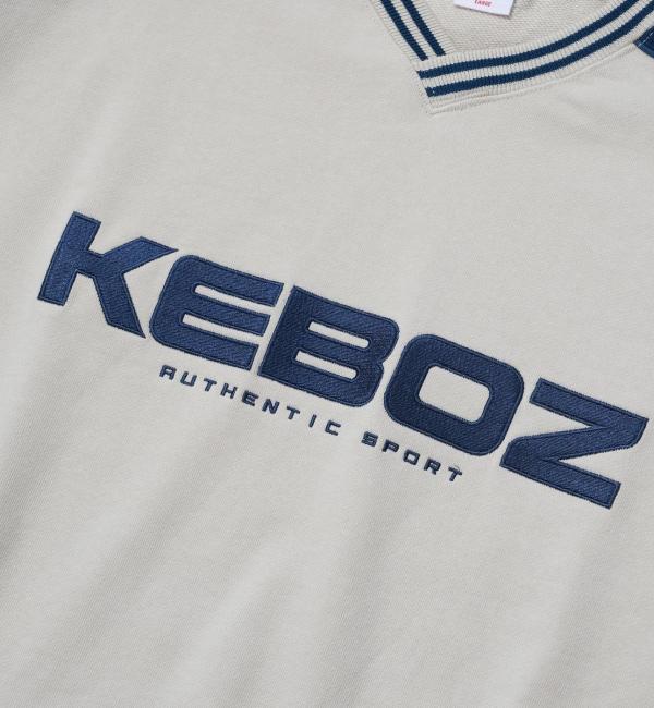 KEBOZ KAC SPORTS SWEAT V NECK CREAM 23FA-I