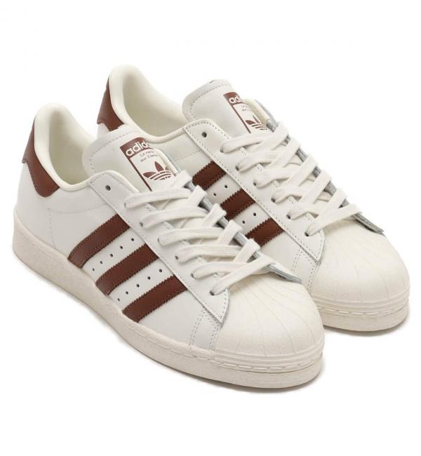 Adidas superstar white outlet maroon