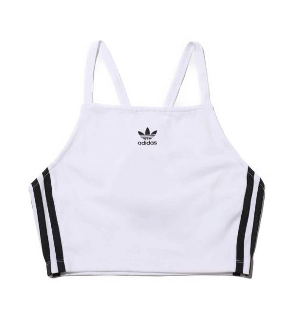 Adidas white outlet crop