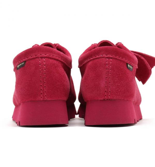 Clarks pink outlet suede shoes