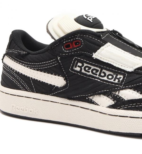 Reebok CLUB C 85 PUMP MARKET CBLACK/CHALK/FLASRD 23FW-S|atmos pink