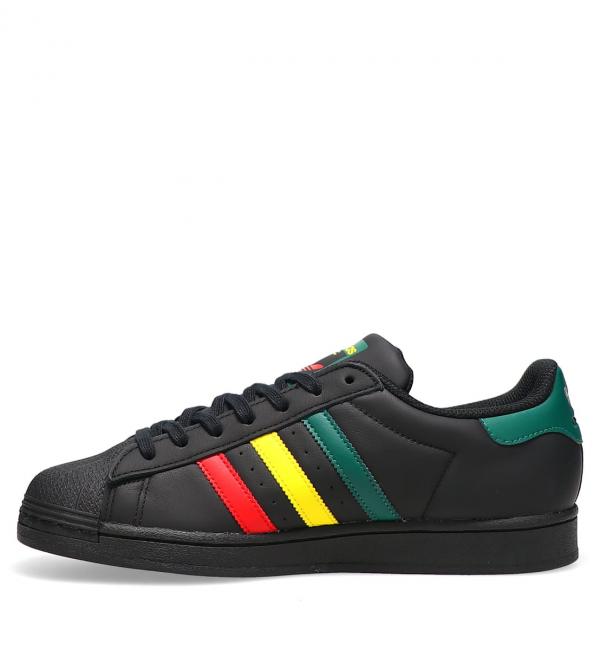 Adidas superstar rasta outlet black