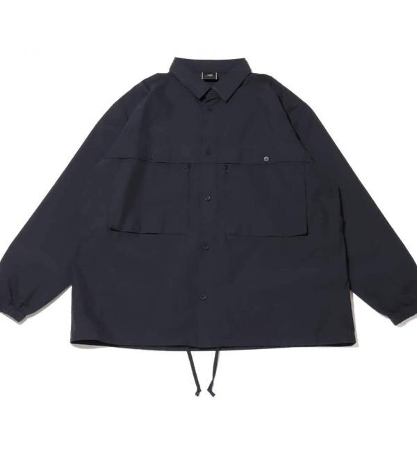 メンズファッションなら|【アトモス　ピンク/atmos pink】 New Balance MET24 Spring Shirt Jacket ネイビー 24SS-I
