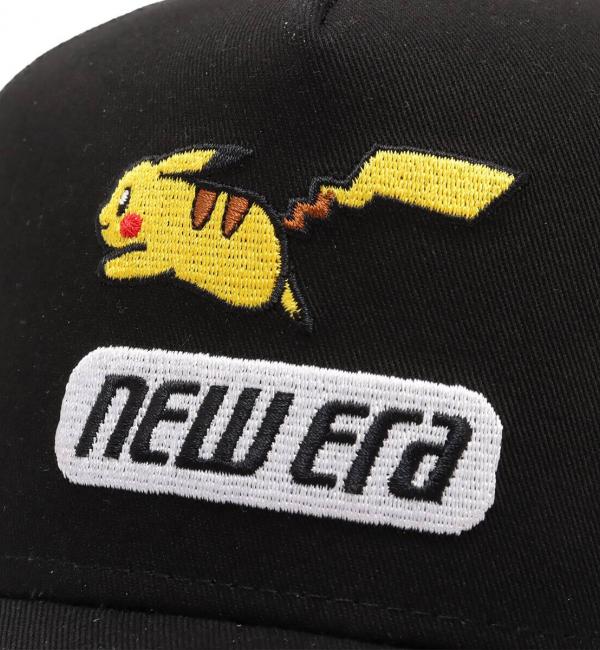 NEW ERA 9FORTY A-Frame Tracker Pokemon ピカチュウ BLACK|atmos pink