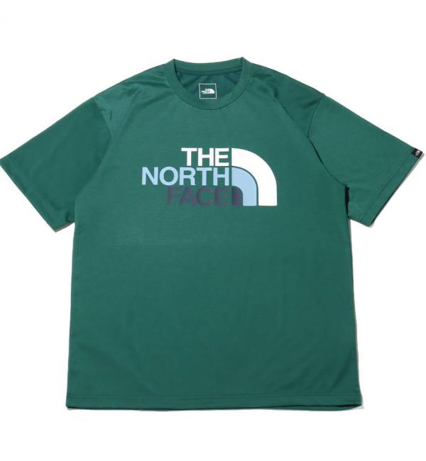 THE NORTH FACE S/S Colorful Logo Tee TNFグリーン