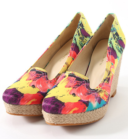 【SALE！9/1(月)12時まで】ジュートウエッジパンプス