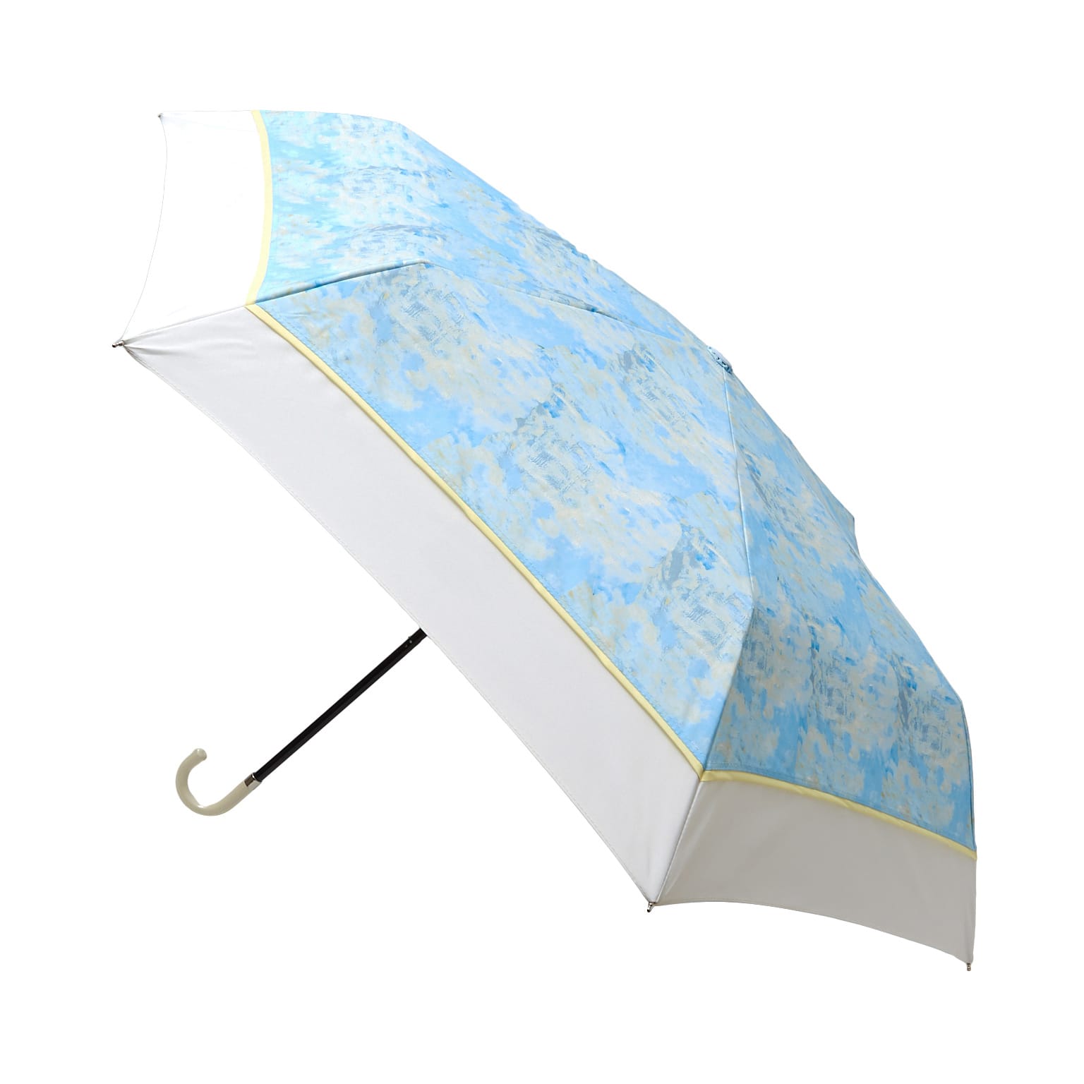 絵画シリーズ モネ「散歩～日傘をさす女」】 晴雨兼用折りたたみ傘