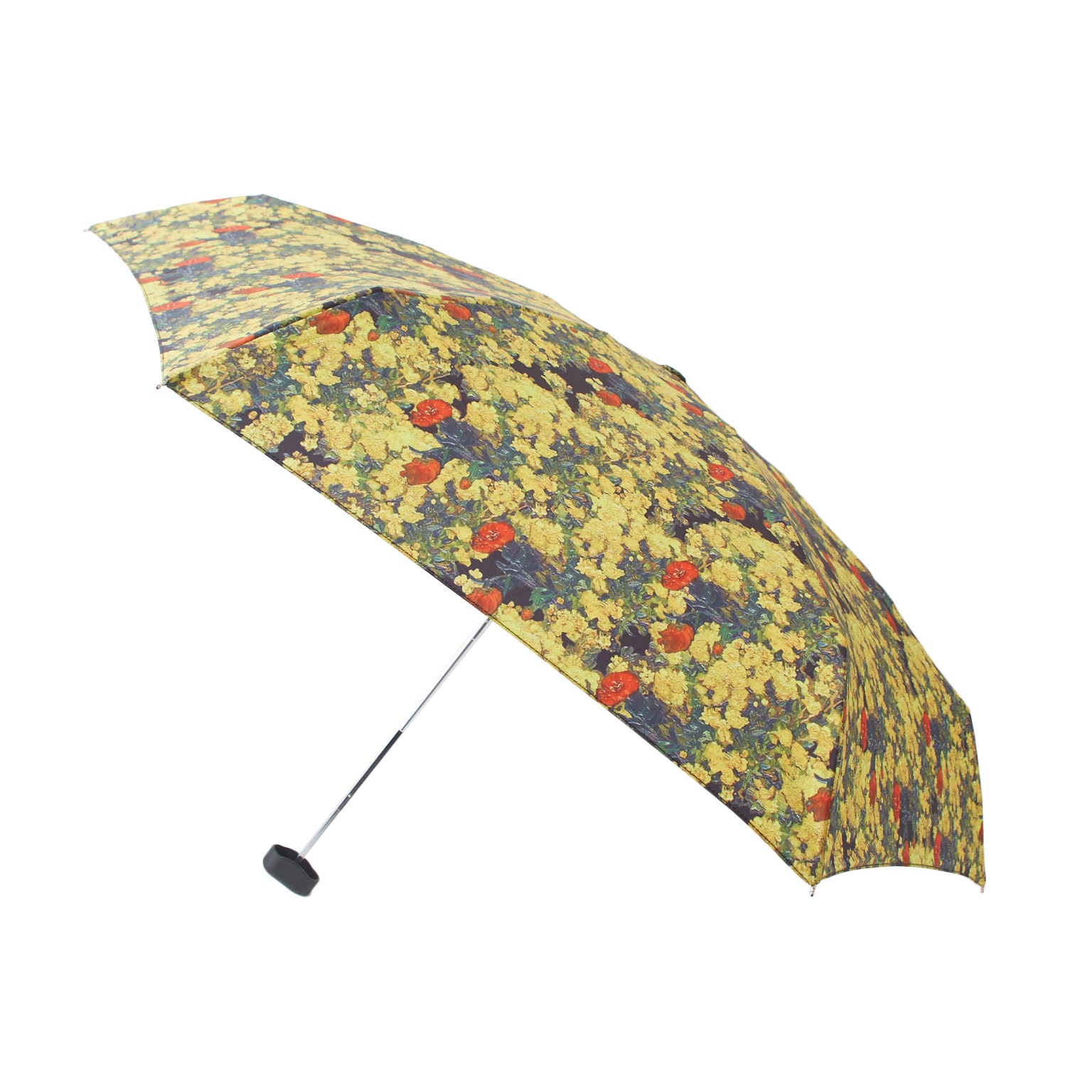 絵画シリーズ モネ「散歩～日傘をさす女」】 晴雨兼用折りたたみ傘 
