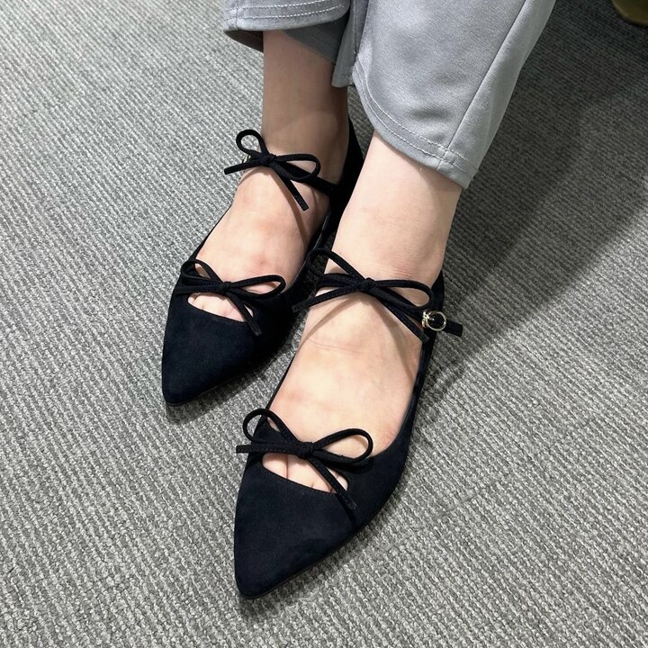 ダイアナ ルミネ限定 フラットバレエシューズ 23.5㌢