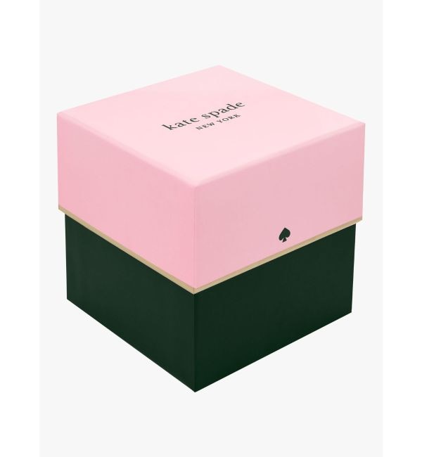 ホランド スリーハンド ブラック レザー ウォッチ|kate spade new york