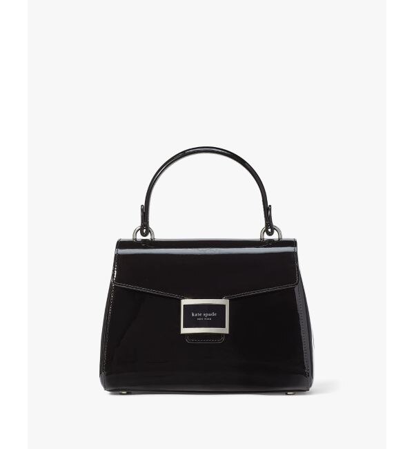 Kate spade NEW YORK ケイトスペード パテントレザーバッグ黒