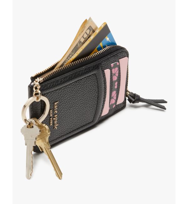 新色】 ノット ジップ カードホルダー|kate spade new york(ケイト