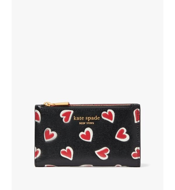 エブリン キルテッド スモール バイフォールド ウォレット|kate spade