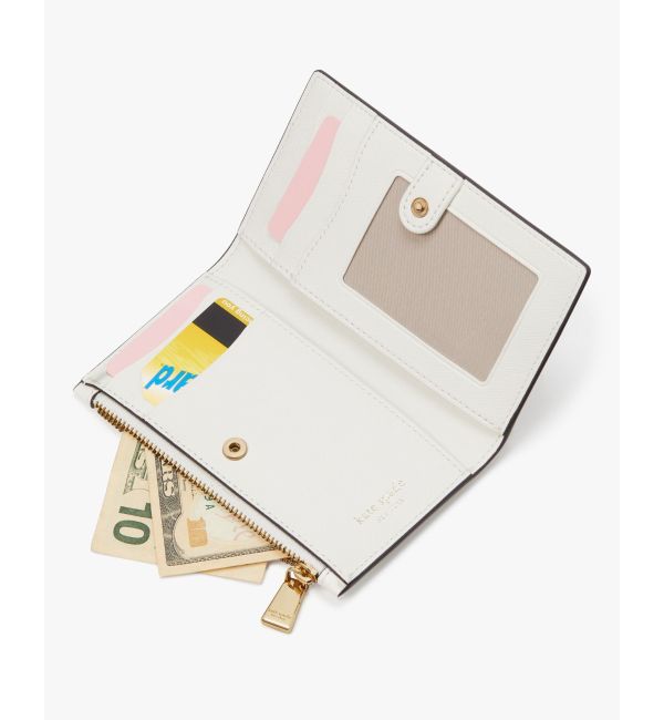 新色】 モーガン カラーブロック スモール スリム バイフォールド ウォレット|kate spade new york(ケイトスペード ニューヨーク)の通販｜アイルミネ