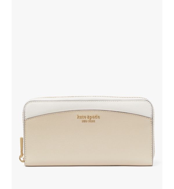 スペード フラワー コーテッド キャンバス ミニ トライフォールド ウォレット|kate spade new york(ケイトスペード ニューヨーク)の通販｜アイルミネ