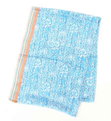 透かしボーダーエスニック柄・インドストール