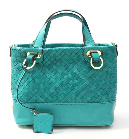 馬革メッシュレザー・ショルダーベルト付き３WAYミニトートバッグ