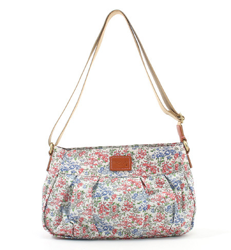 liberty（リバティ）ファブリック・ナイロンショルダーバッグ