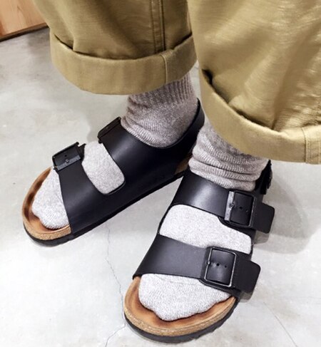 人気抜群の安定感モデル Milano ミラノ ブラック Men Birkenstock ビルケンシュトック の通販 アイルミネ