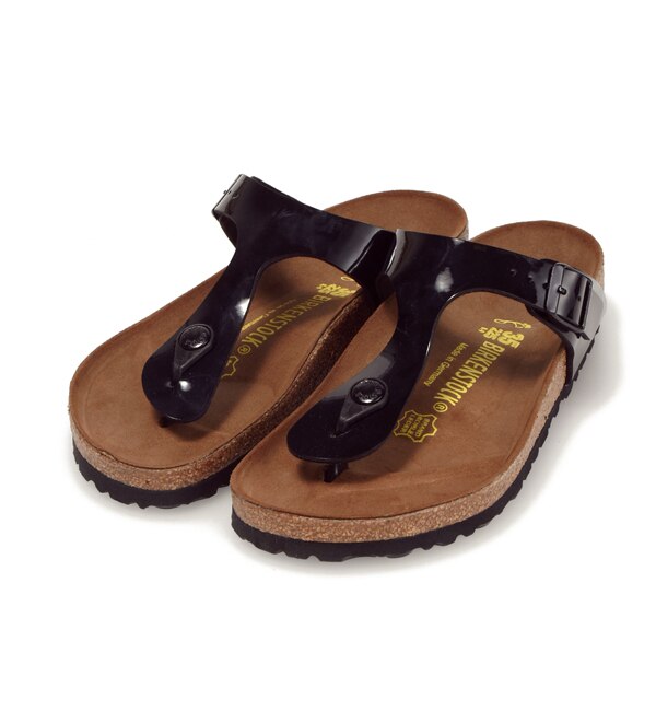 【ビルケンシュトック/BIRKENSTOCK】 No.1人気トングサンダル・GIZEH/ギゼ パテントブラック（WOMEN） [送料無料]