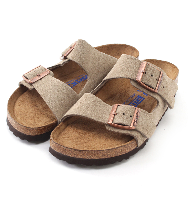 アリゾナ アリゾナ ソフトフットベッド スエードレザー トープ Women Birkenstock ビルケンシュトック の通販 アイルミネ