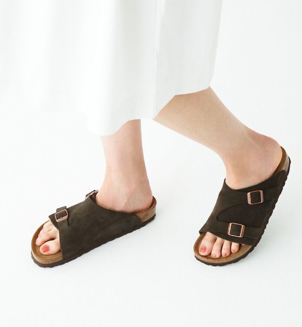 Zurich チューリッヒ ソフトフットベッド スエードレザー モカ Women Birkenstock ビルケンシュトック の通販 アイルミネ