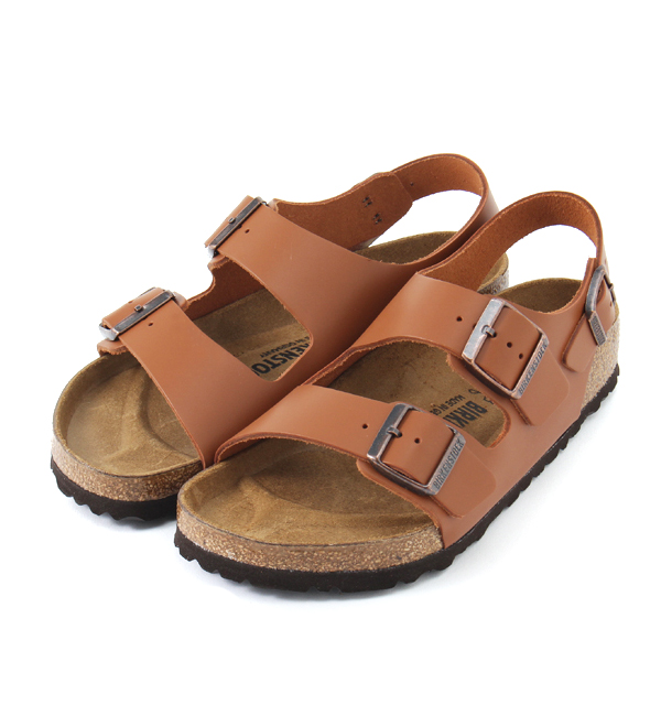 21ss新作 Milano ミラノ ナチュラルレザー ジンジャーブラウン Men Birkenstock ビルケンシュトック の通販 アイルミネ