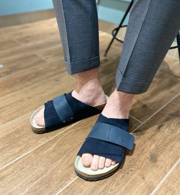 21ss新作 Kyoto Sfb キョウトソフトフットベッド スエードレザー ヌバックレザー ミッドナイト Men Birkenstock ビルケンシュトック の通販 アイルミネ