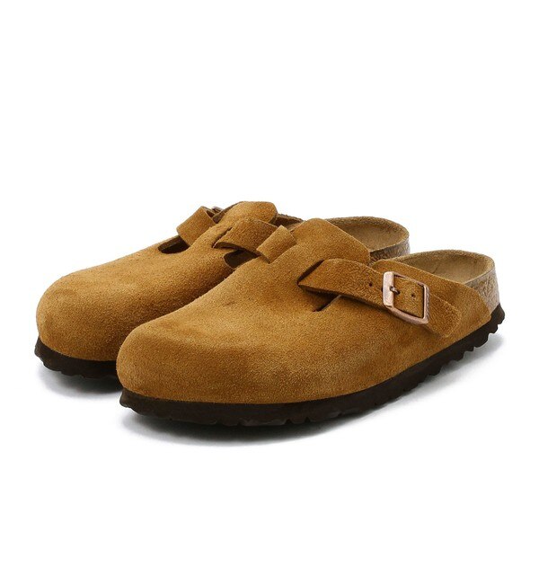 ボストン/ミンク ソフトフットベッド スエード ナロー幅/クロッグ レディース メンズ/BOSTON |BIRKENSTOCK(ビルケンシュトック)の通販｜アイルミネ