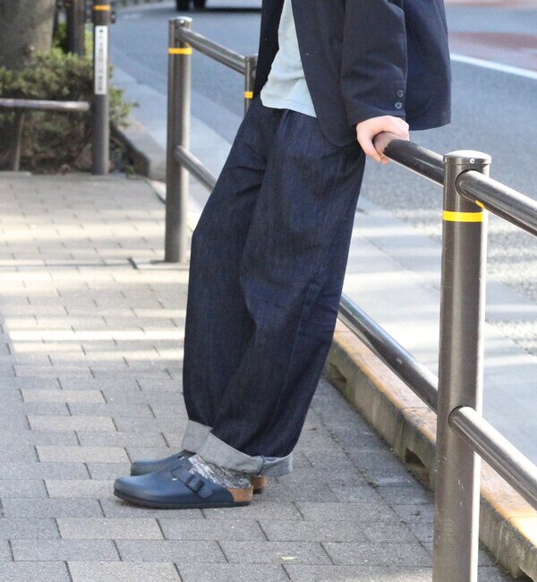 ビルケンシュトック ボストンBIRKENSTOCK Boston NAVY 43-