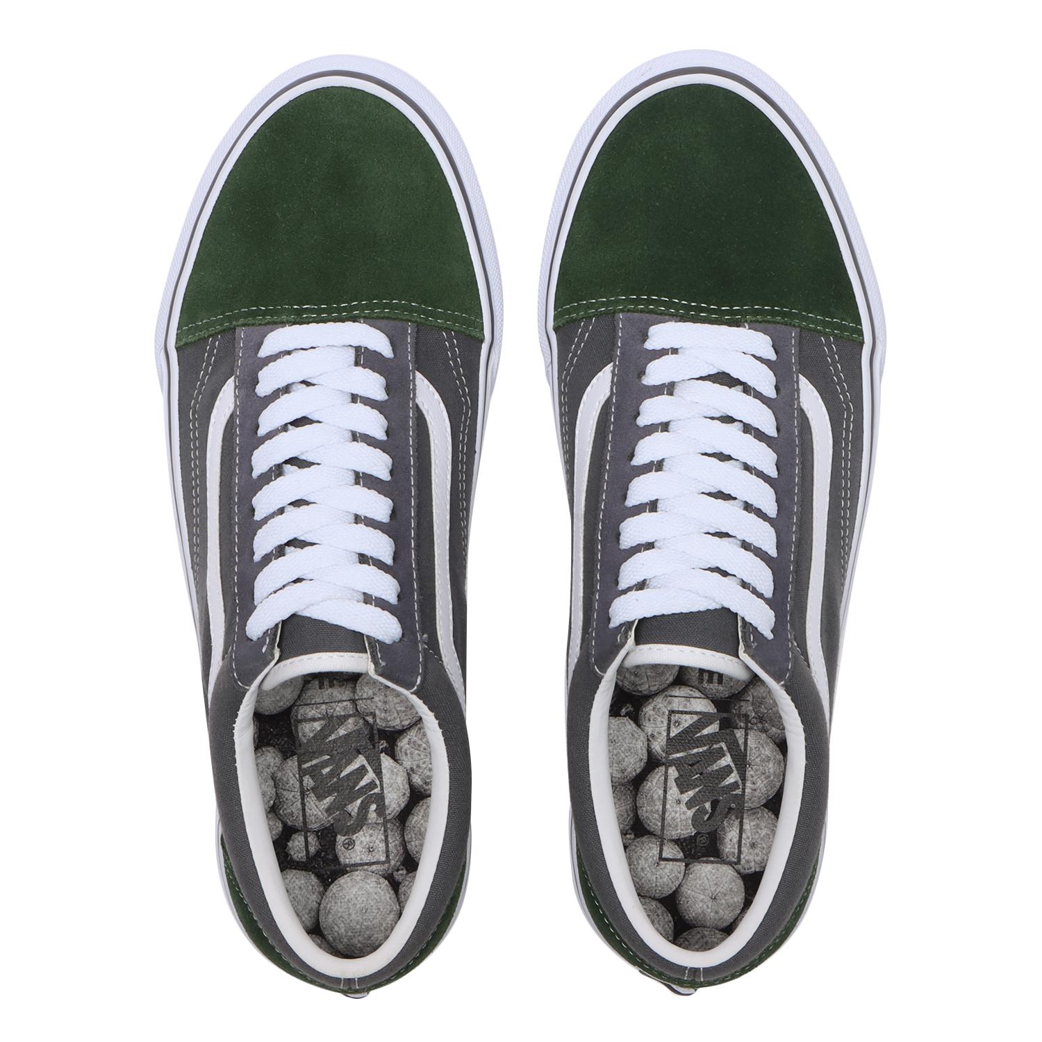 Forest green vans outlet old skool