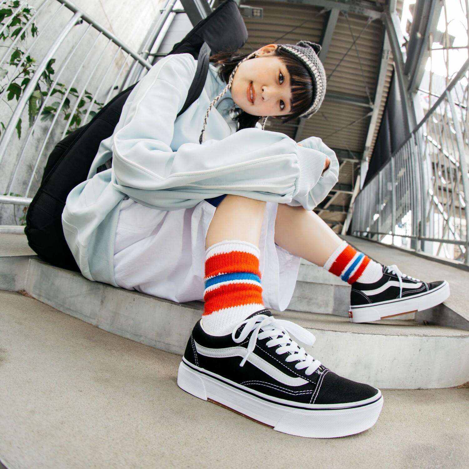 ウトレット 24.0cm VANS Old skool PLAT厚底 プラットフォーム