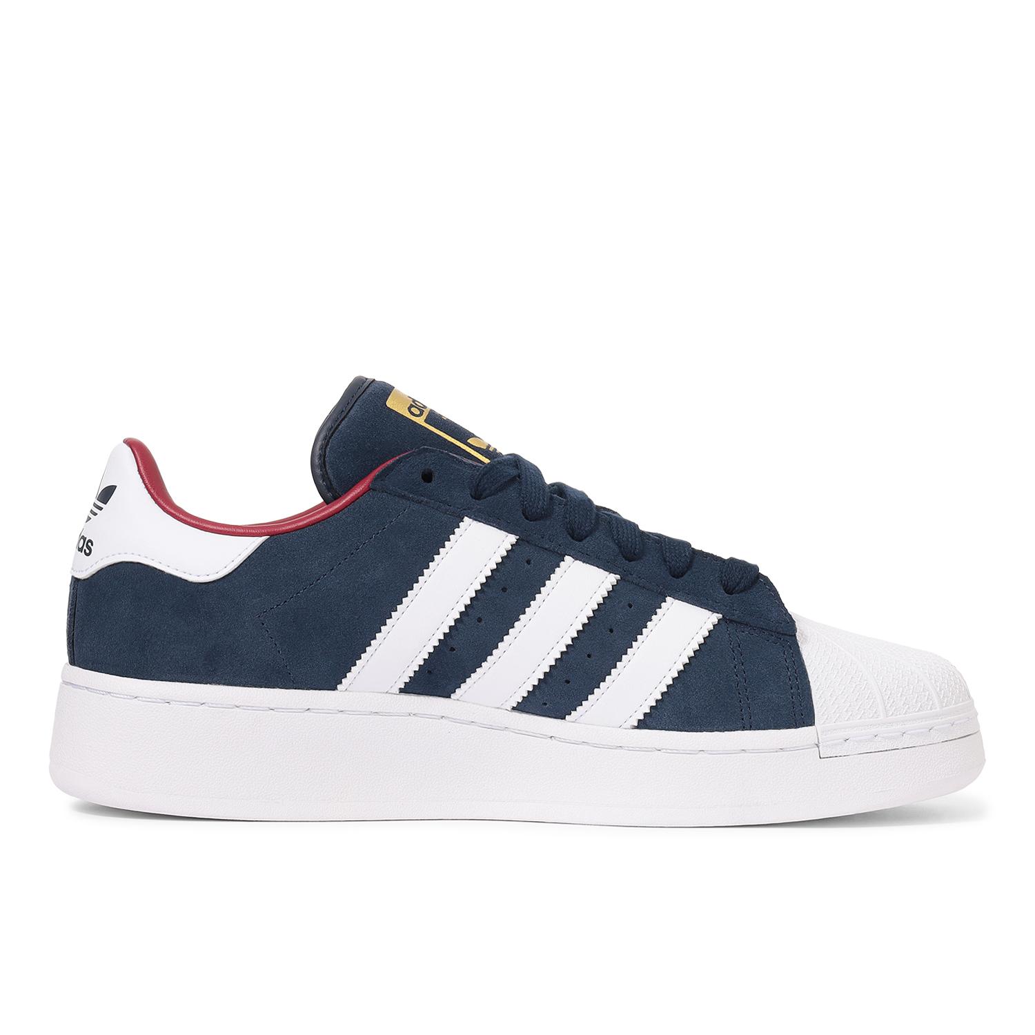 Adidas superstar hotsell navy blue red