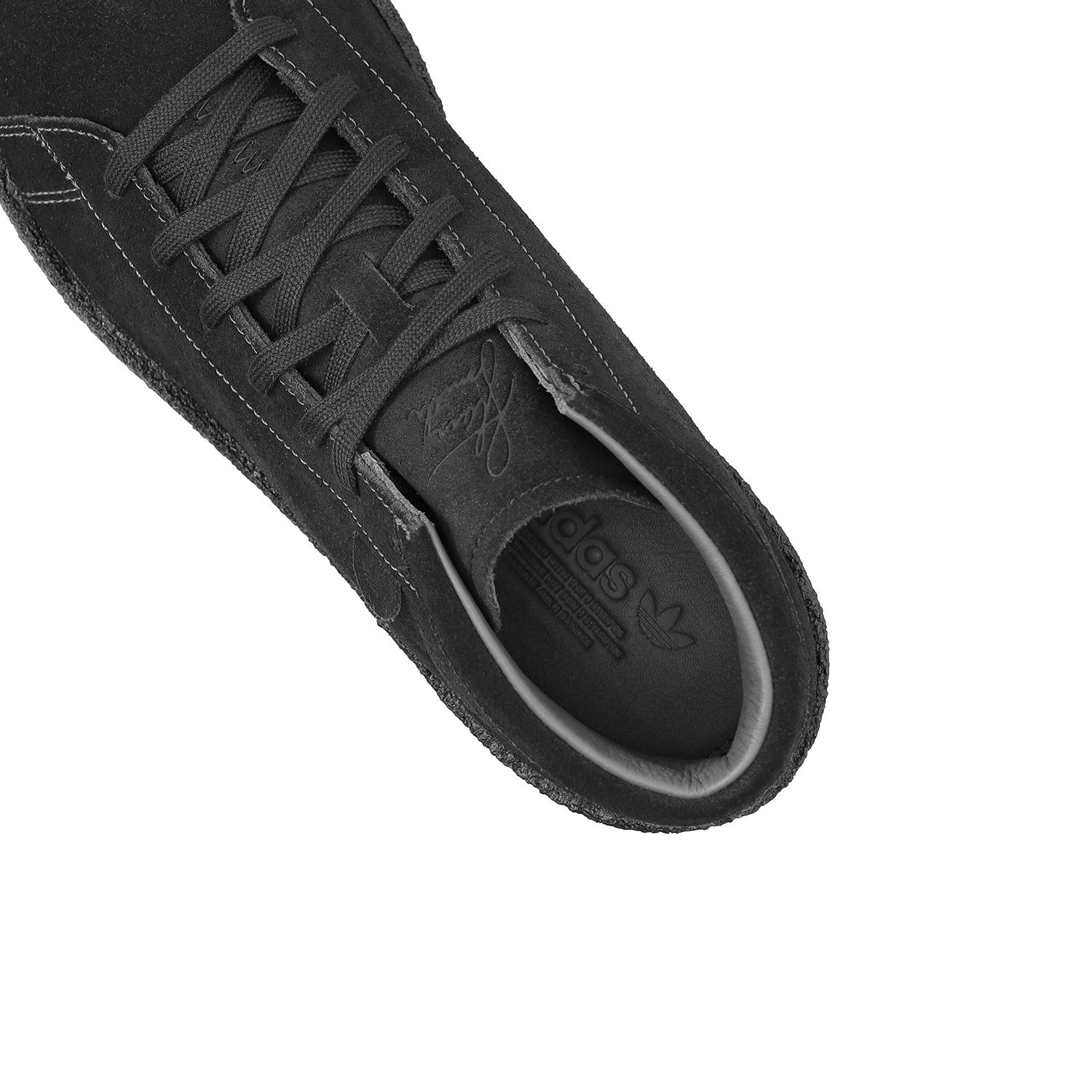 Adidas stan smith on sale mens black leather