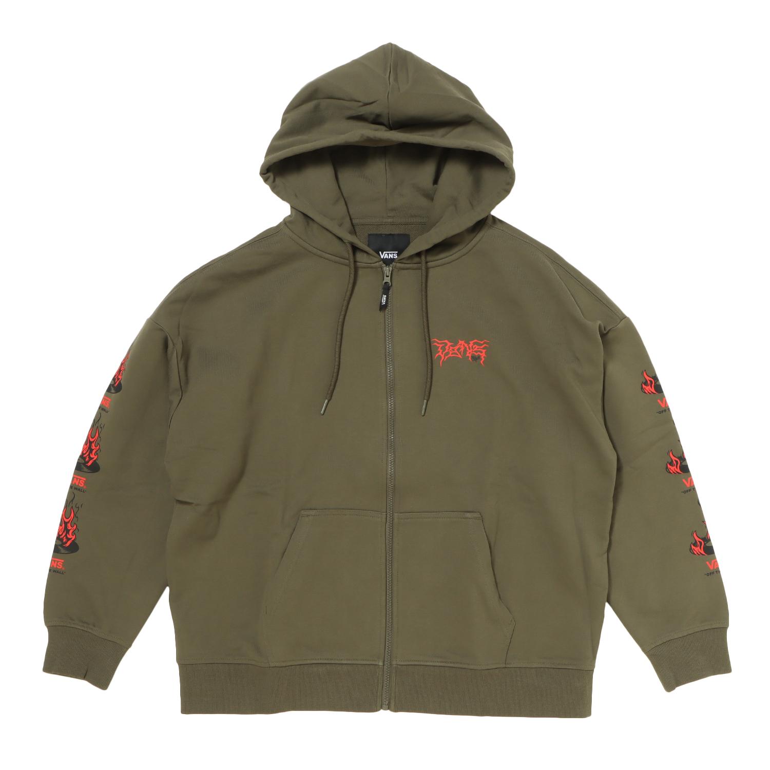 Vans on sale fire hoodie