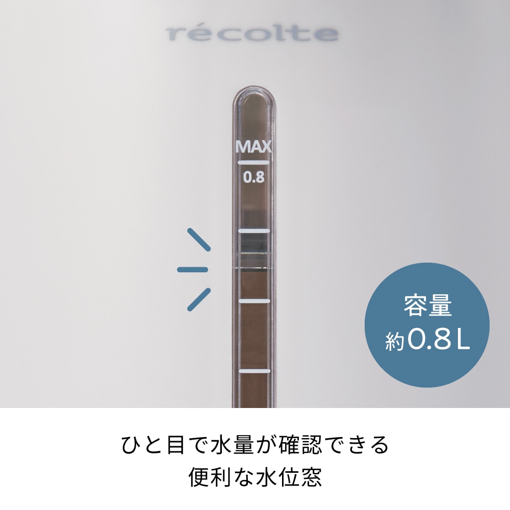 レコルト ダブルウォールガラスケトル RDG-1|recolte(レコルト)の通販
