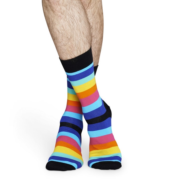 【ハッピー ソックス/Happy Socks】 Stripe [3000円(税込)以上で送料無料]
