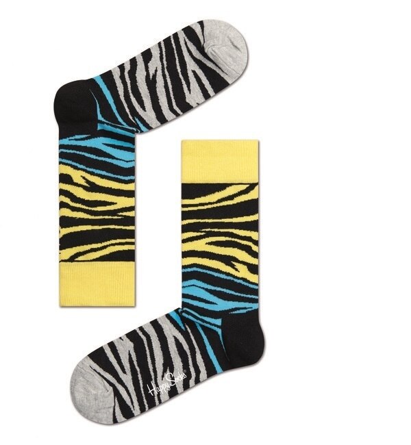【ハッピー ソックス/Happy Socks】 Block Zebra [3000円(税込)以上で送料無料]