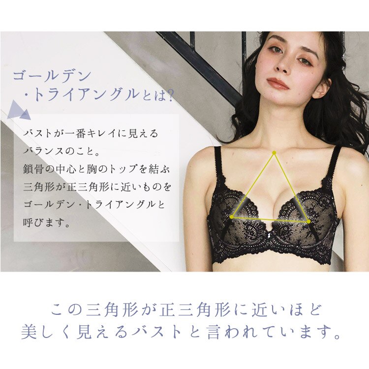 アンテシュクレ intesucre ナイス谷間ブラ ブラジャー単品 全8色 B-F 